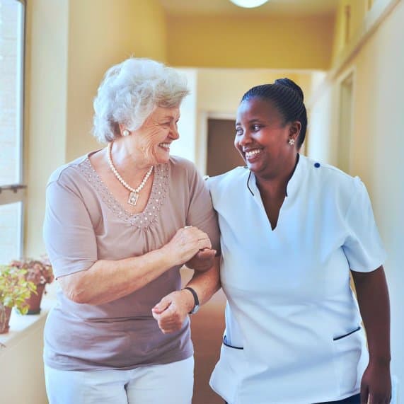medical staff assisting her patient